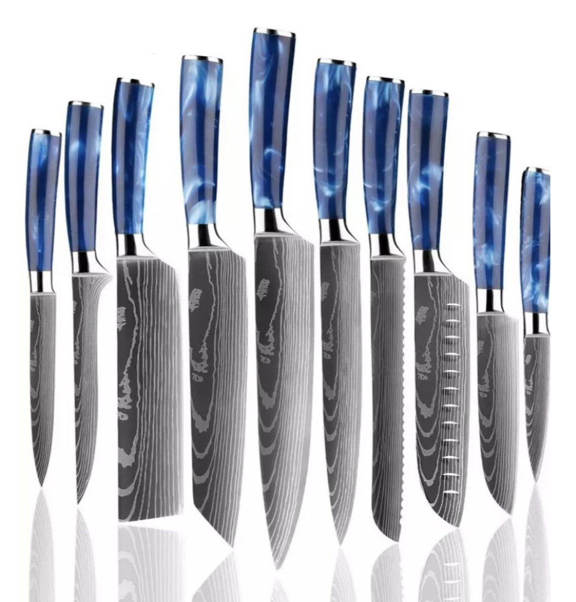 Set di coltelli in acciaio INOX