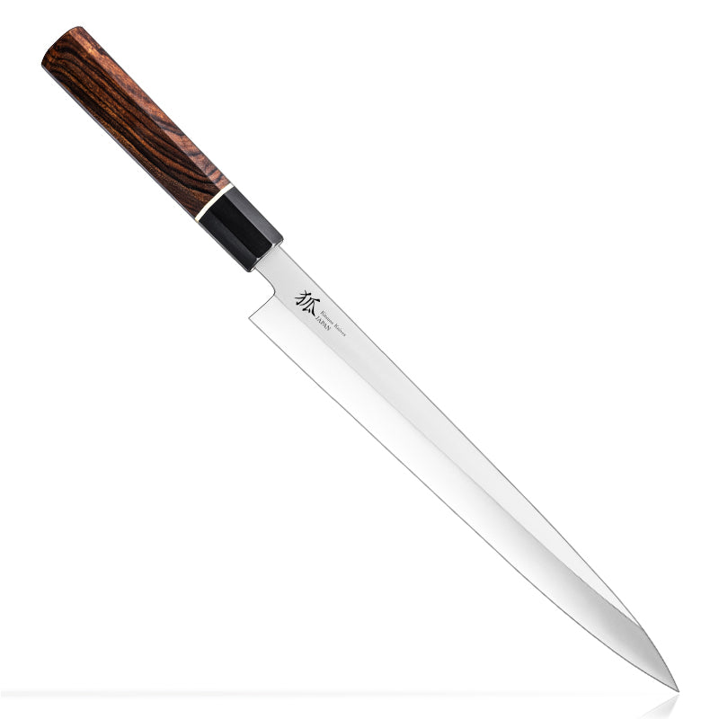 Yanagiba tradizionale INOX - marrone chiaro