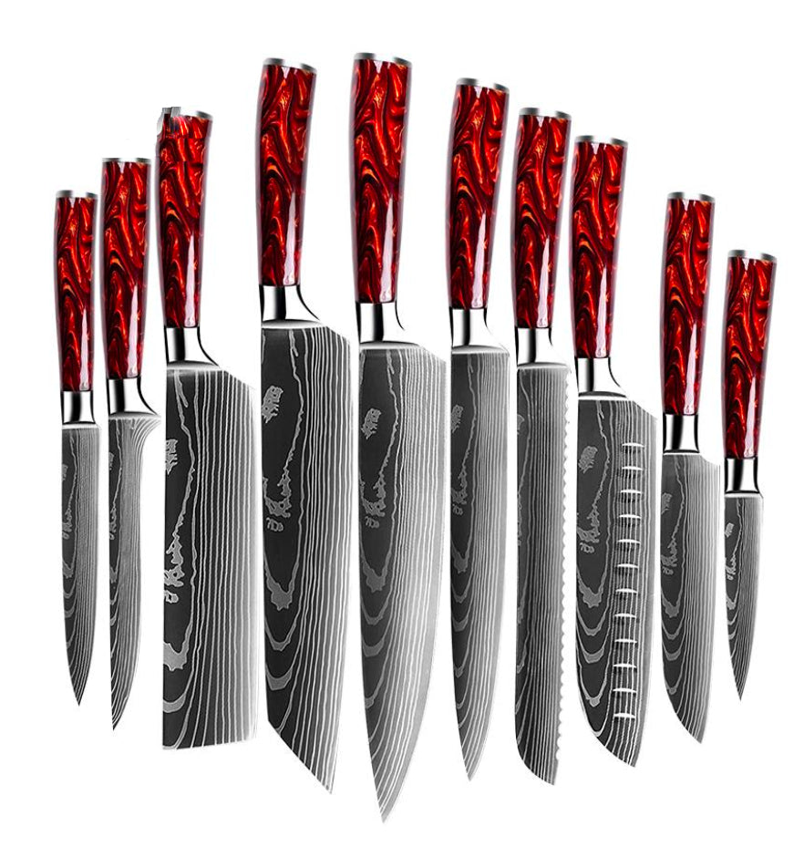 Set di coltelli in acciaio INOX