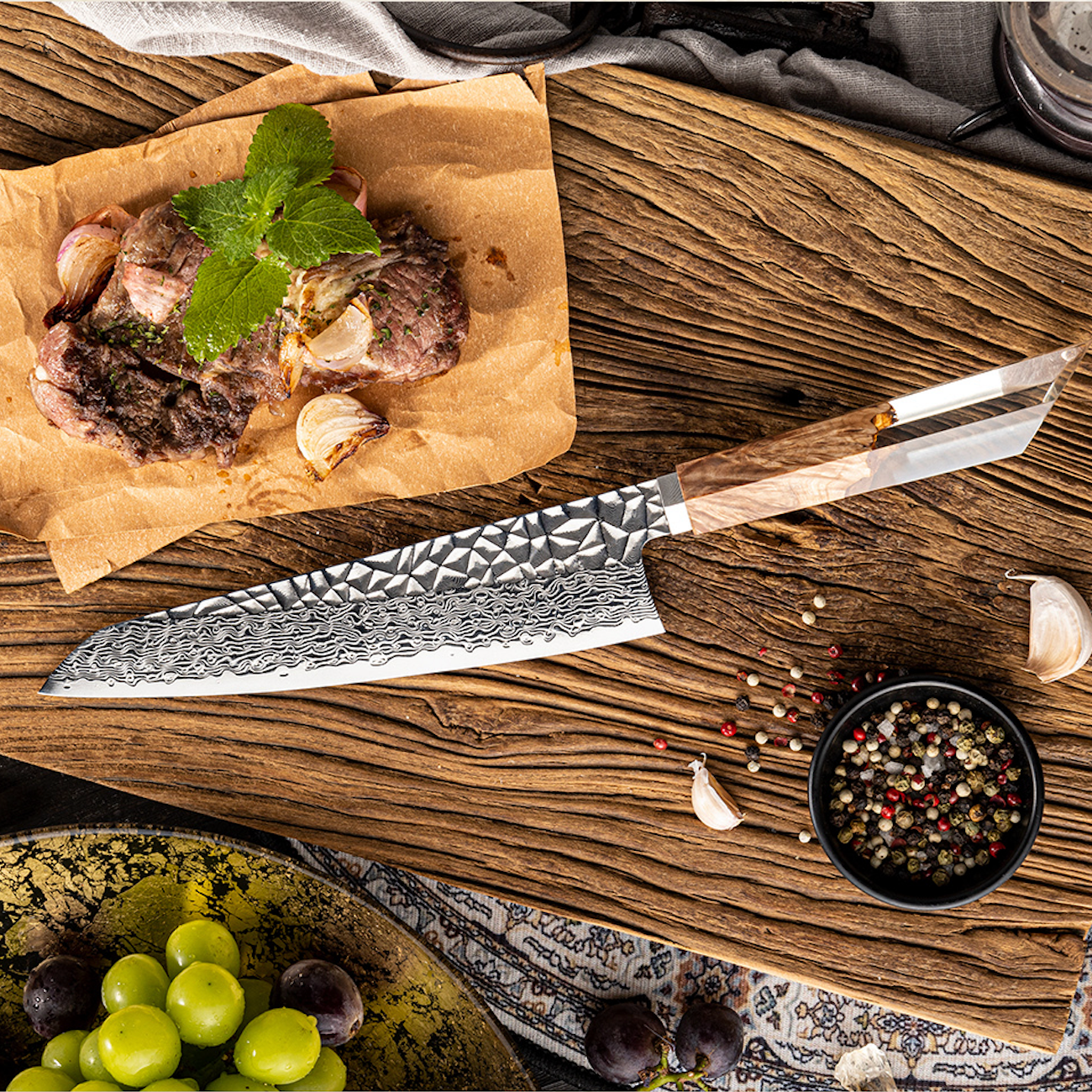 Gyuto Professionale Damascato