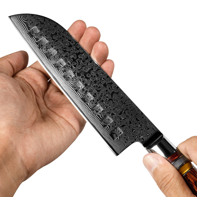 Santoku in acciaio INOX damascato