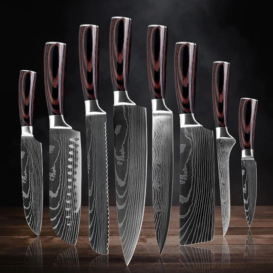 Set di coltelli giapponesi inox
