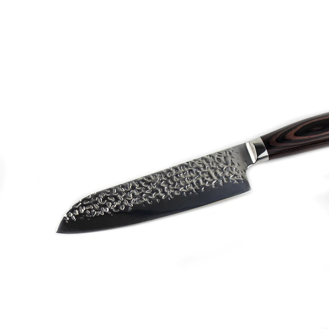Coltello santoku, primo piano della lama