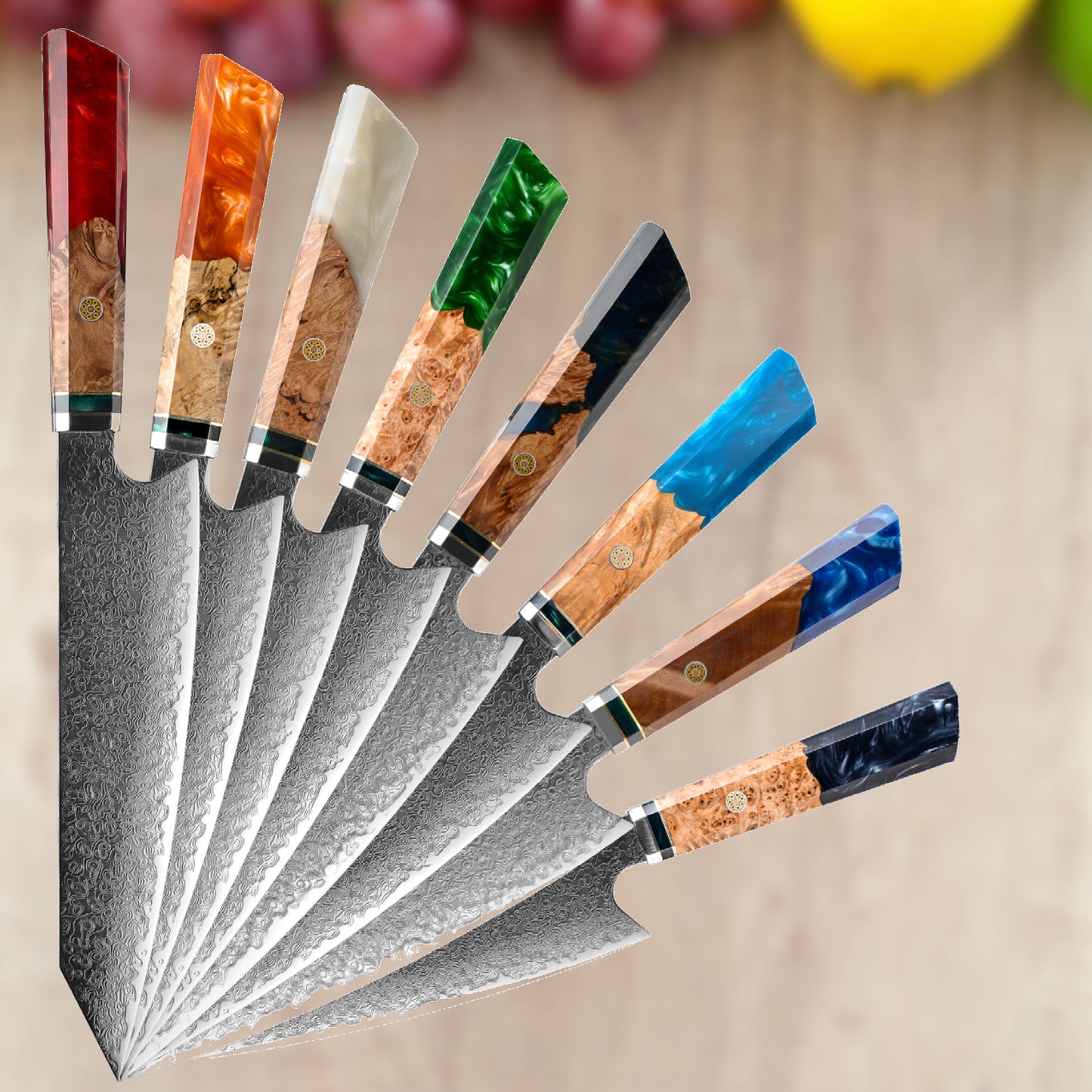 Kiritsuke Santoku, colori disponibili