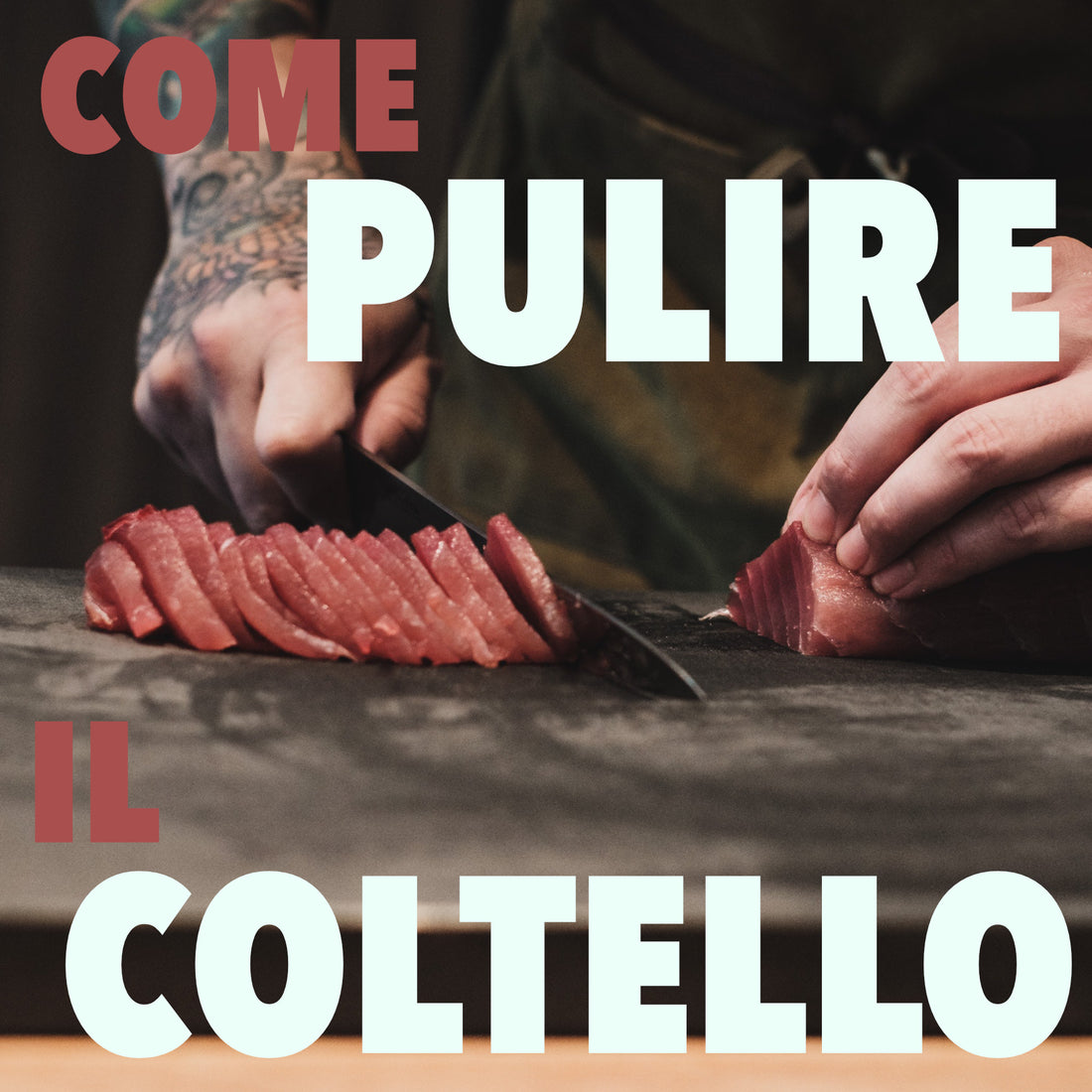Come pulire il coltello senza rovinarlo