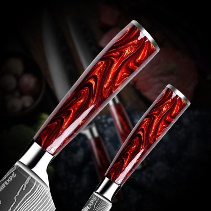 Set di coltelli in acciaio INOX