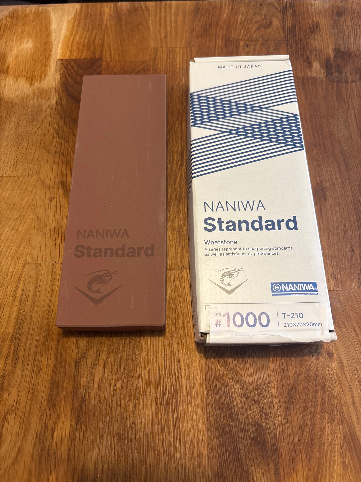Pietra affila coltelli giapponese Naniwa grana 1000