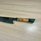 Kiritsuke Santoku con manico multicolore
