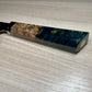 Kiritsuke Santoku con manico multicolore
