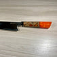 Kiritsuke Santoku con manico multicolore