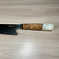Kiritsuke Santoku con manico multicolore