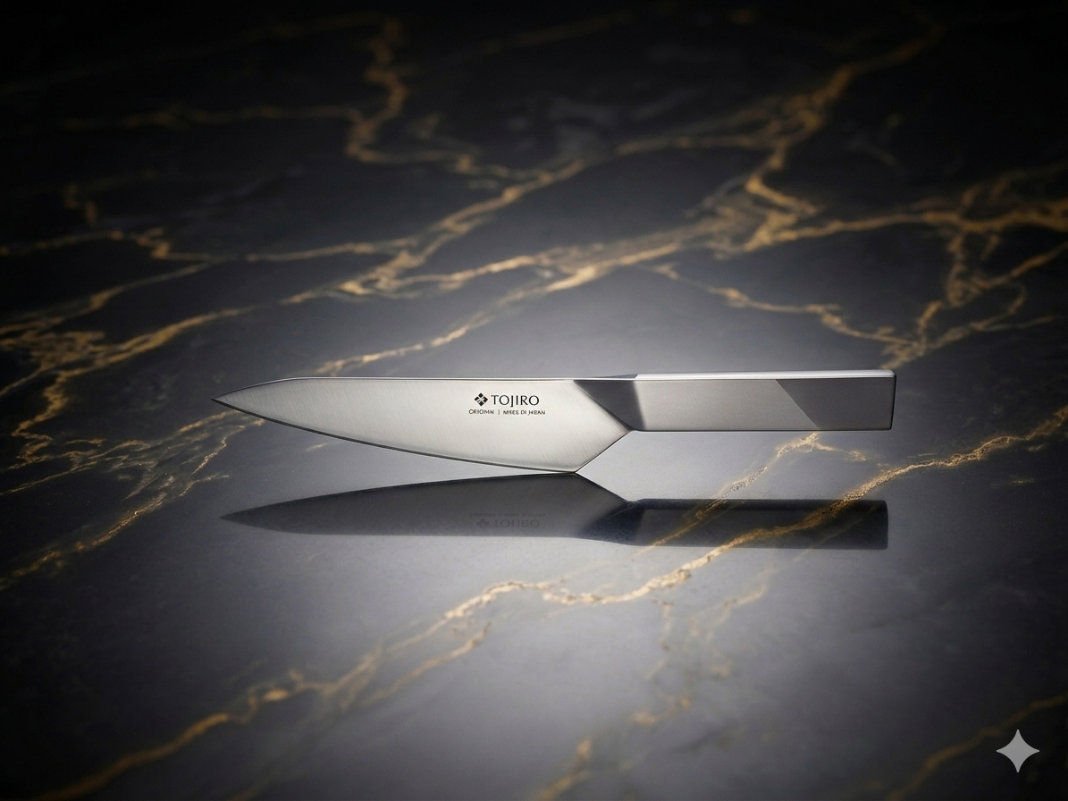 Kitsune “Origami” | Gyuto — La Forma che Nasce dalla Piega