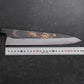 Gyuto in acciaio Aogami #2 Damascus Chokin Drago con Manico in Ebano e Corno di Bufalo