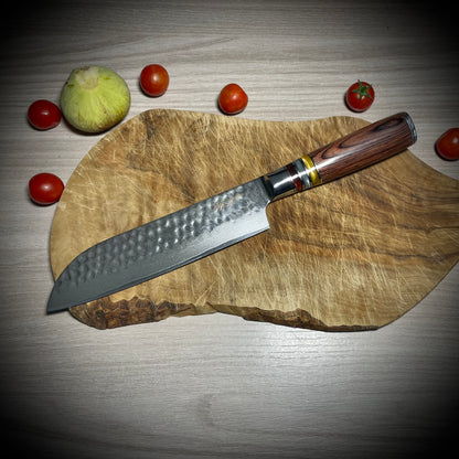 Santoku in acciaio INOX damascato