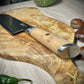 Santoku in acciaio INOX - Legno di Ulivo