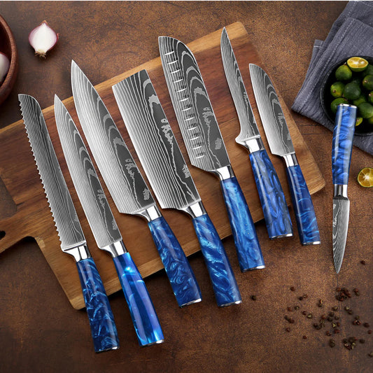 Set di coltelli in acciaio INOX