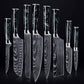 Set di coltelli in acciaio INOX