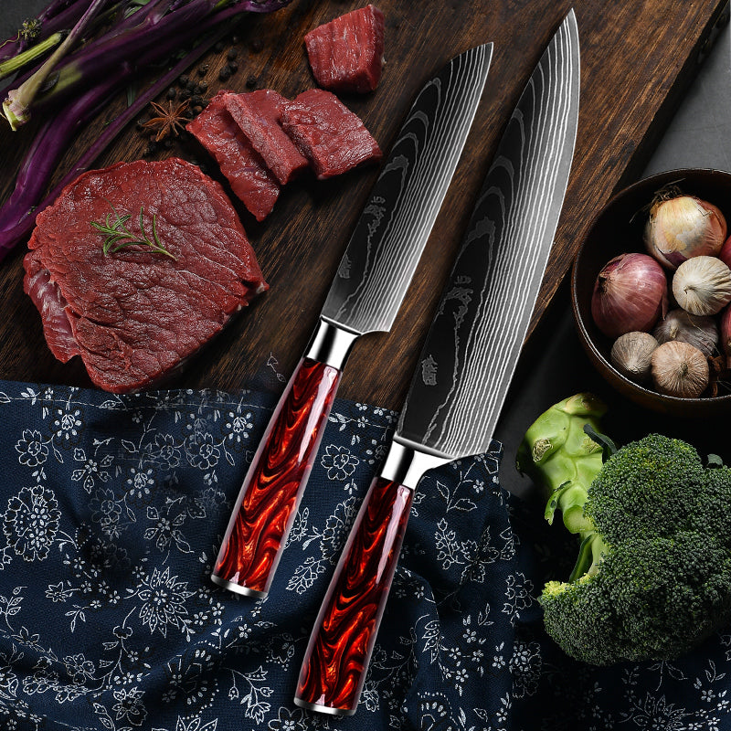 Set di coltelli in acciaio INOX
