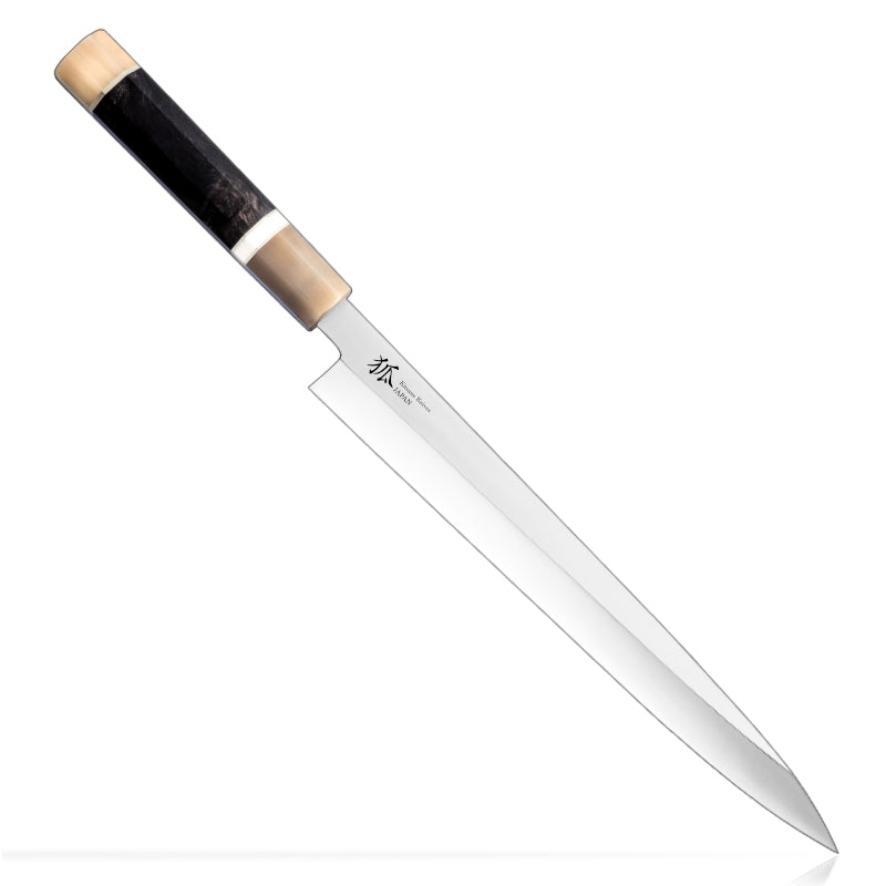 Yanagiba tradizionale INOX - bicolore beige