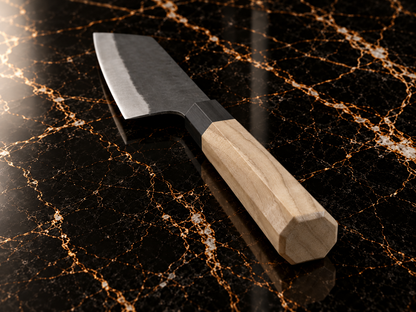 Bunka professionale in acciaio Aogami #2 con manico ottagonale