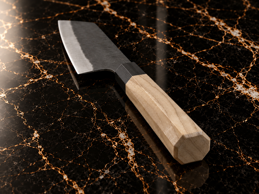 Bunka professionale in acciaio Aogami #2 con manico ottagonale
