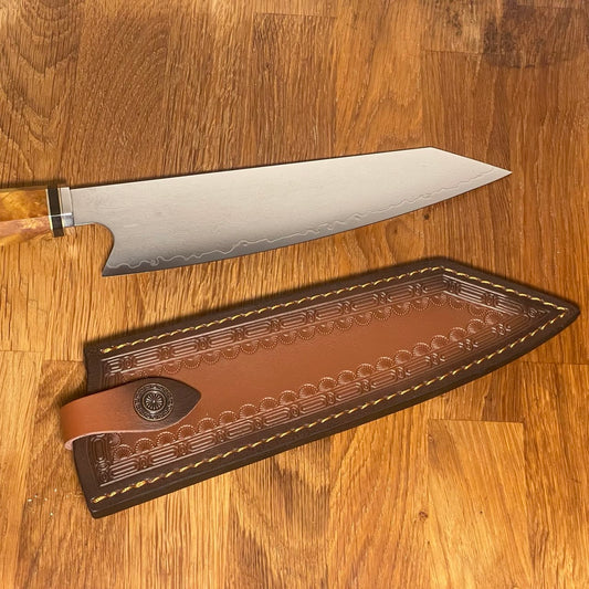 Custodia in pelle - Kiritsuke Santoku