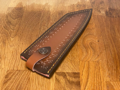 Custodia in pelle - Kiritsuke Santoku