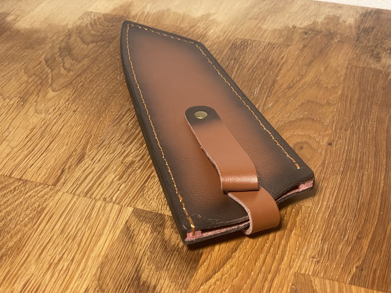 Custodia in pelle - Kiritsuke Santoku