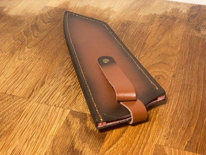 Custodia in pelle - Kiritsuke Santoku