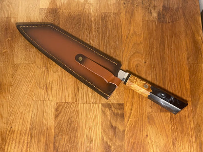 Custodia in pelle - Kiritsuke Santoku