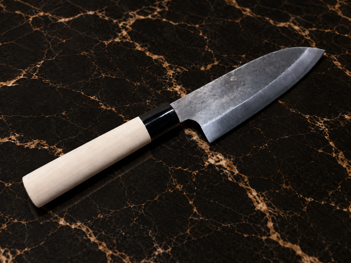 Santoku tradizionale in acciaio Aogami #2