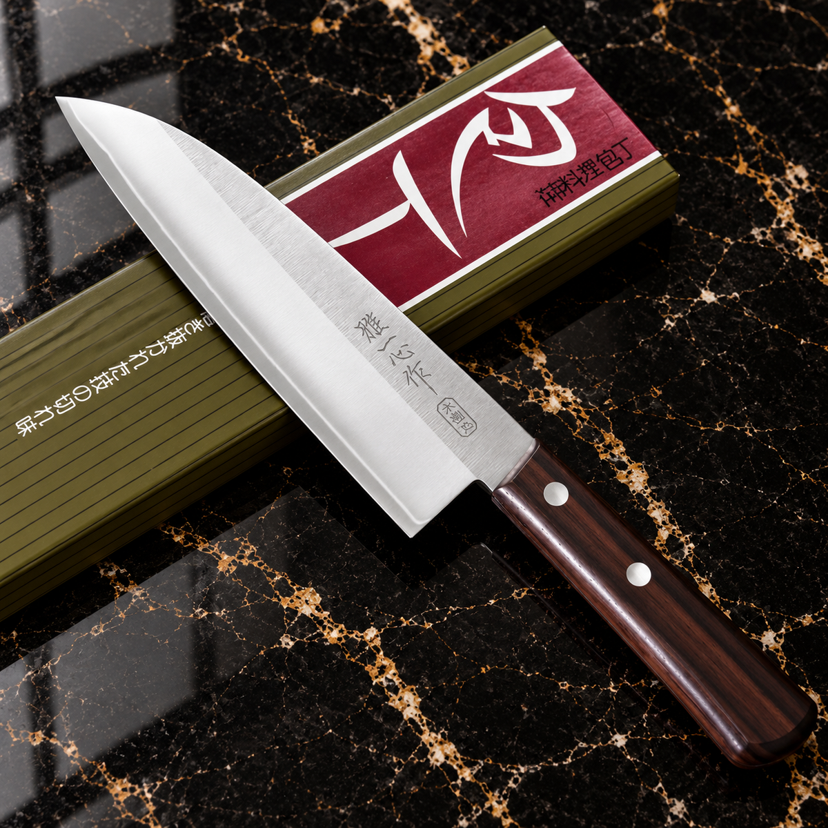 Santoku in acciaio SanMai