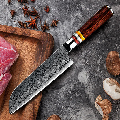 Santoku in acciaio INOX damascato