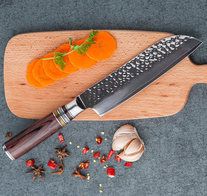 Santoku in acciaio INOX damascato