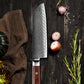 Santoku professionale in acciaio INOX damascato