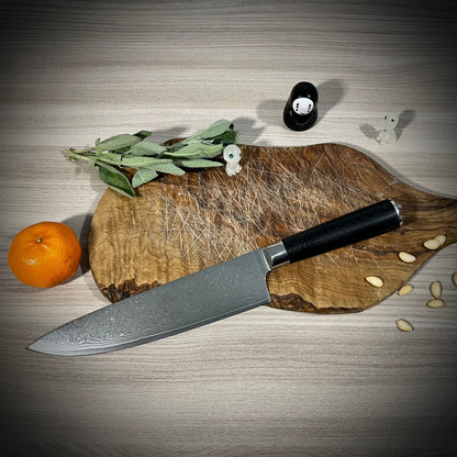 Gyuto in acciaio damascato
