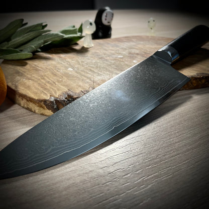 Gyuto in acciaio damascato