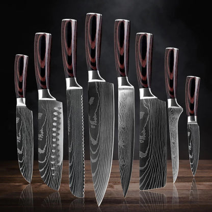 Set di coltelli giapponesi inox