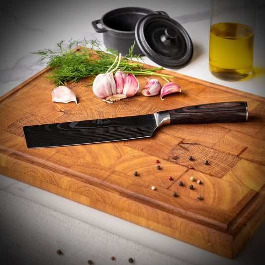 Coltello Nakiri in acciaio inox