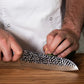 Coltello santoku inox