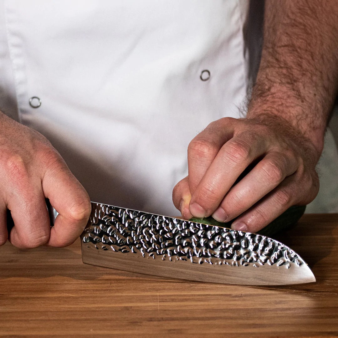 Coltello santoku inox
